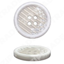 Пуговицы, 28 мм., 4 прокола, белый