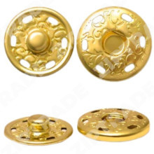 Кнопка, 21 мм., желтое золото