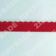 Тесьма эластичная отделочная, 10 мм., true red