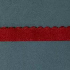 Тесьма эластичная отделочная, 10 мм., true red