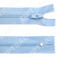 Брючная молния, 20 см., тип 3, нежно-голубой