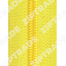 Молния витая, тип 5, 75 см., LOGO, желтый